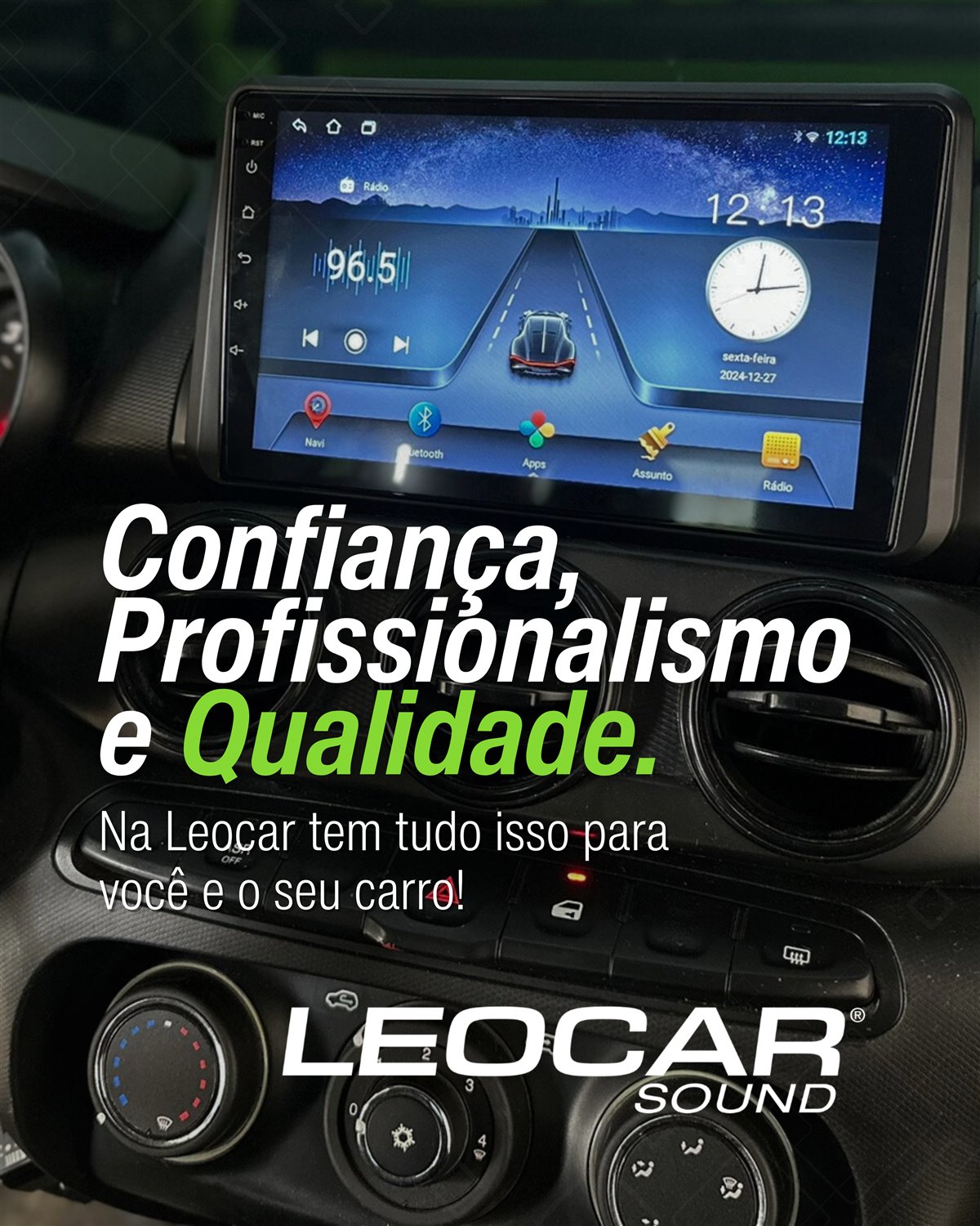 Criativo da Leocar Sound sobre confiança, profissionalismo e qualidade